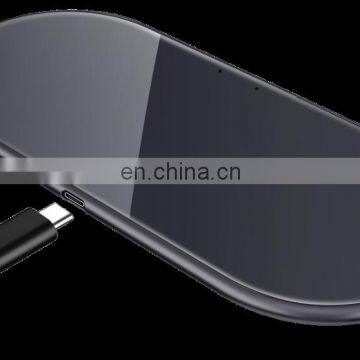 2 in 1 Dual QI Wireless Charger Fast Wireless Charging Pad Mobile Phone Charger For Phone photo-5