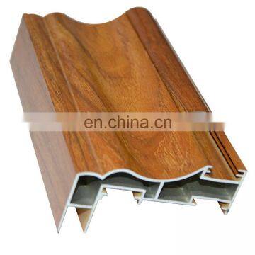6000 Series Door and Window Wood Grain Aluminum Frame Profile