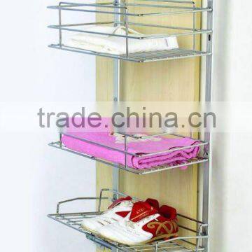 wardrobe accessories metal multifunctional three cloth layer basket