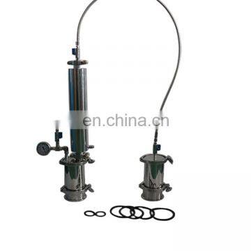 BHO 90 gr Extractor Dewax Column Passive Closed Loop Extractor With Splatter Platter photo-3