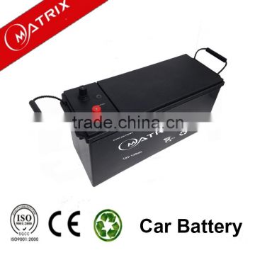 High capacity efficient Car batteries 12V 135AH mf lead acid battery