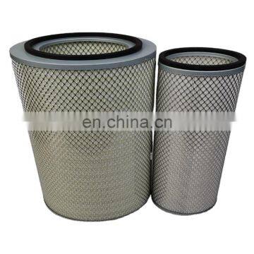 Construction machinery parts filter AF25276 AF25277 truck air intake system air filter