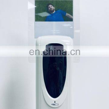 Portable Floor Stand Touchless Auto Sensor Hand Sanitizer Soap Dispenser With AD Board
