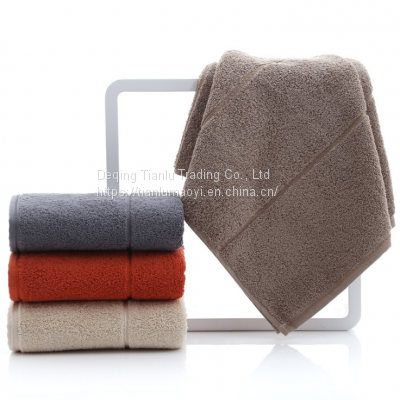 Thickened cotton towel custom logo gift pure cotton absorbent towel