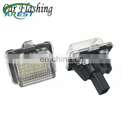 2pcs White License Plate LED Light Error Free Fit For Mercedes Benz W204 Facelift W207 W216 W218 W212 W221 W231 R231