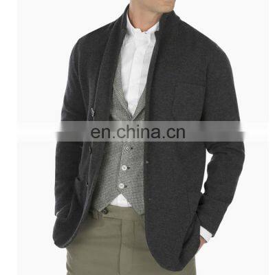 Mens 100 Merino Knitted coat