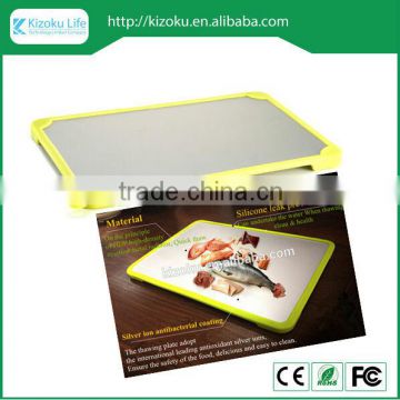 new Home Appliances product miracle compact aluminum household meat defrosting plate&Defrost Tray