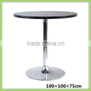 Shengfang MDF Dining Room Blacl Round Small Dining Table