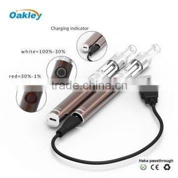 2014 Top seller Oakley most popular HaKa passthrough battery, HaKa micro usb battery