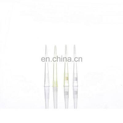 Laboratory Consumables Plastic 10ul Yellow Micro Pipette Tips Filter Tips for Finland Pipette