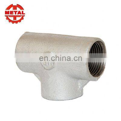 BV Certification Quality Checking Strictly Malleable Cast Iron Banded Equal Side Outlet Tee