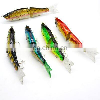 Online Wholesale165mm 55g Topwater Jointed Minnow Wobblers Sea Bass Glide Bait Fishing Lure