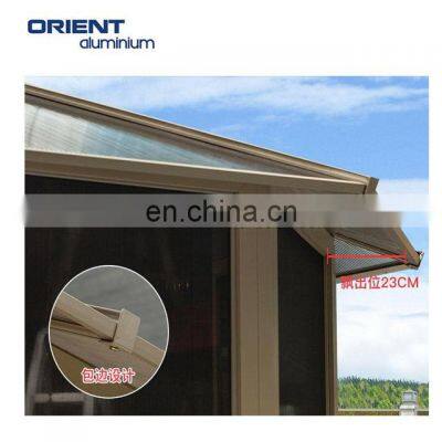 High quality metal aluminum solarium with polycarbonate