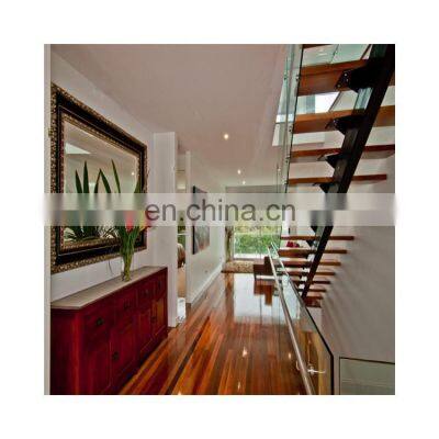 Australian/Canadian standard staircase modern interior staircase with wooden steps