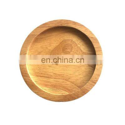 customized anti slip durable waterproof drink oak wooden coaster ,home decoration kitchen wooden cup coaster