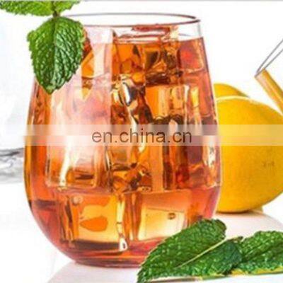 Transparent Custom Luxury Logo Unbreakable Red Cups Set Cute Drinking Liquor Plastic Glass Wine photo-5