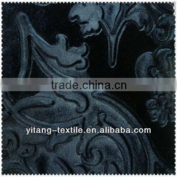 New design embossed velvet fabric