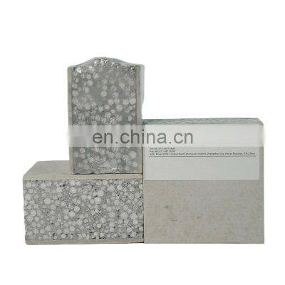 Soundproof Fireproof Interior Thermal Decorative Exterior Lightweight EPS Foam Cement Concrete Partition Wall Sandwich Panels