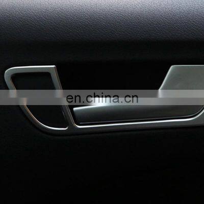 Inner Door Handle Frame Cover Trim For Audi A4 B8 Car Styling Best Selling Car Accessories 4pcs photo-5