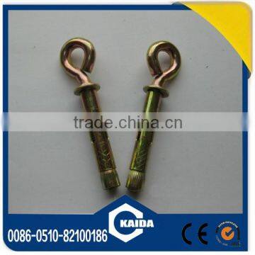 open hook sleeve anchors yellow zinc platedChina manufacturer supply high quality good price