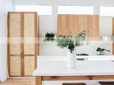 High Quality Natural Mesh Rattan Cane Webbing Roll Woven Bleashed Rattan Webbing Cane for Furniture, Home Decor