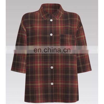 2022 HOT Sale New Development Design Color Checked Yarn-dyed Poplin 100% Cotton for Garment photo-2
