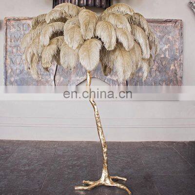 Resin Floor Lighting For Living Room Decoration LED Standing Lamp Bedroom Light