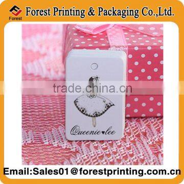 2014 hot selling clothing price tags&paper garment hang tags&paper hang tags