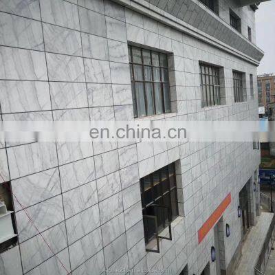 Polished Guangxi White Marble Flooring Tiles 800x800mm