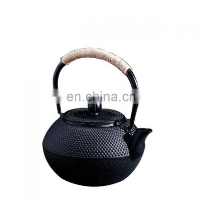 Custom chinese small cast iron teapot metal set