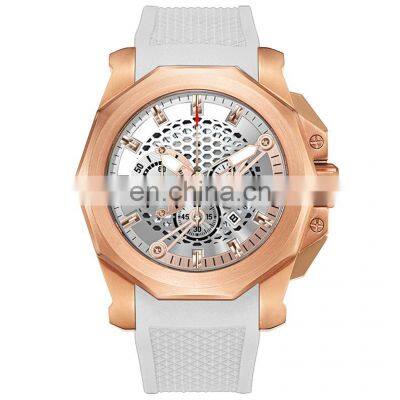 High Quality Branded Oem Custom Logo Steel Wrist Watches Chronograph Luxury Watches Men photo-3
