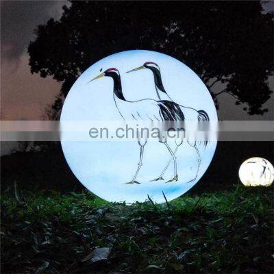 solar led ball light outdoor 40cm 50cm 60cm 80cm solar outdoor garden led ball sphere light lamp