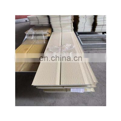 Metal siding panels mobile home concrete metal carved sandwich panel veneer panels / siding