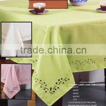 Full Color Custom Wholesale Linen Table Cloth