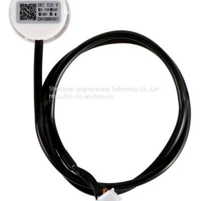 XKC-Y25 Non-contact Capacitive Induction Water Sensor Liquid Level Sensors for 0-20mm Thickness Flat Containers and Pipelines photo-2
