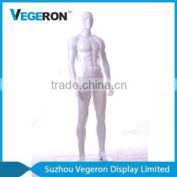 Glossy White Full Body Male Mannequin photo-4