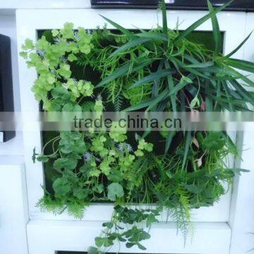 artificial grass decoration in vase