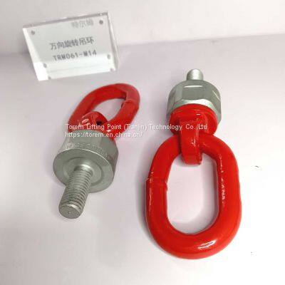 Rotating lifting ring M12 with a capacity of 0.7 tons, supplied exclusively by Tianjin TOREM lifting point manufacturer