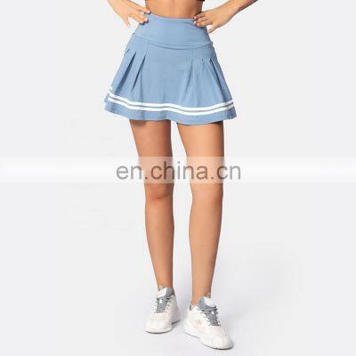 Women Custom Quick Dry Tennis Skirt With Side Pockets Causal High Waist Pleated Golf Wear 80nylon 20spandex photo-3