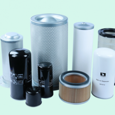 Air compressor filter element