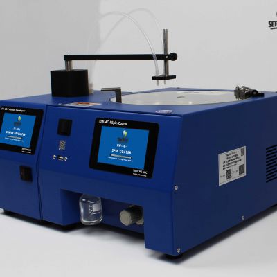 Setcas KW-4C-I Spin Coater With oil-less vacuum pump and 3 chucks