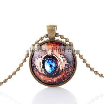 Wholesale Unique Design Vintage Bronze Time Machine Pendants Steampunk Necklace Cheap Price photo-2