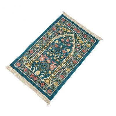 70x110cm Muslim Floor Carpet Living Room Mat Islamic Kids Prayer Mat Turkish Prayer Rug Foldable Carpet Eid Prayer Mat