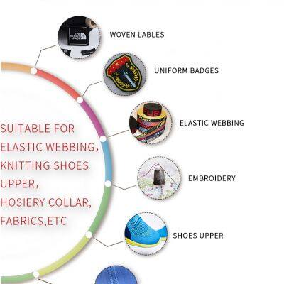 100% Polyester Yarn Bright 75d Fdy Yarn Low Breakage Yarn Polyester Fdy With 536 Stock Colors photo-3