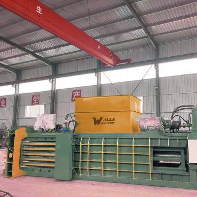 Automatic Hydraulic Baling Machine Sawdust Baling Press Waste Paper Bagging Machine Wood Shavings Compress Baler Machine