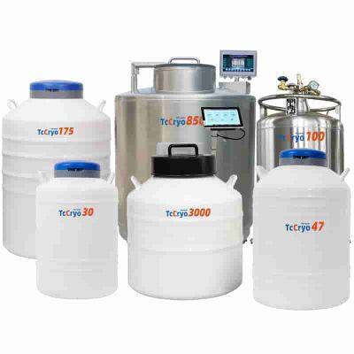 30L Cryogenic Dewar Flask Liquid Nitrogen Storage Tank Wide Neck Biological Container for Laboratory Use