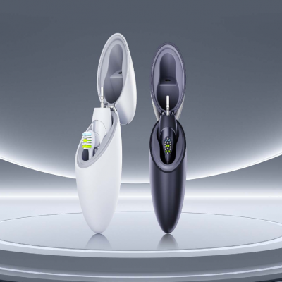 Infly T04C белая и черная электрическая зубная щетка с УФ-стерилизацией