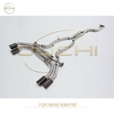 304 Stainless Steel Cat-Back Exhaust System for BMW M8 F91 F92/ X3 Upgrade X3M/ X3M F97/X5 M60I Performance Exhaust Electronic Valve With Tips photo-4