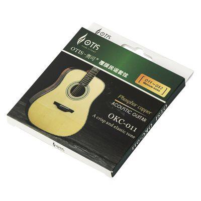 Factory Wholesale Phosphor Bronze Coated Acoustic Guitar Strings Set OKC-010