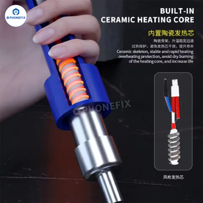 Станция для ремонта с использованием горячего воздуха MECHANIC 957DW для ремонта печатных плат и микросхем телефонов photo-3